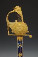 Photo 6 : SABRE DES GENDARMES DE LA MAISON MILITAIRE DU ROI, modèle 1814, Restauration. 30027