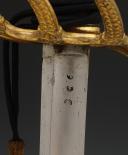Photo 6 : SABRE D'OFFICIER DE CAVALERIE LÉGÈRE, modèle 1822, Monarchie de Juillet. 27039-1
