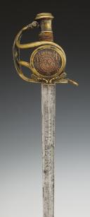 Photo 6 : REWARD SWORD, KNOWN AS "DES PAROISSES", given to Lieutenant of Gendarmerie RENÉ BEDOUET, model 1816, Restoration period. 32705