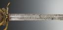 Photo 7 : REWARD SWORD, KNOWN AS "DES PAROISSES", given to Lieutenant of Gendarmerie RENÉ BEDOUET, model 1816, Restoration period. 32705