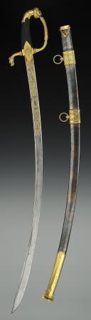 Photo 8 : Luxury sword that belonged to François Marie Joseph Riou de Kersalaün, Major of the National Guard of Brest, President of the National Assembly, French Revolution, Consulate.