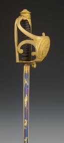 Photo 9 : SABRE DES GENDARMES DE LA MAISON MILITAIRE DU ROI, modèle 1814, Restauration. 30027