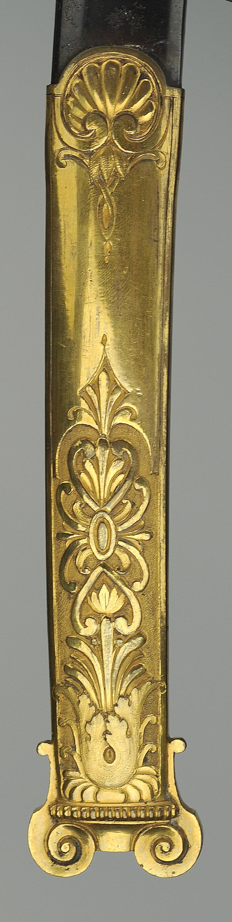 Luxury sword that belonged to François Marie Joseph Riou de Kersalaün ...