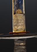 Photo 12 : "REWARD SWORD 'GIVEN BY THE KING' TO MR. FRANÇOIS BELLANGER, model 1816, Restoration period. 30105