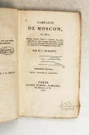 DURDENT. Campagne de Moscou en 1812.