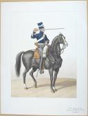 Photo 1 : 1824. Garde Royale. Grenadiers à Cheval (1er Régiment). Brigadier.