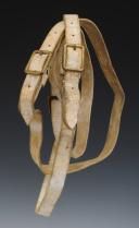 THREE STRAPS FOR INFANTRY BACKPACK, First half of the 19th century. 32143