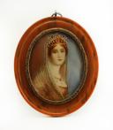 LETIZIA BONAPARTE: Portrait Miniature. 32603