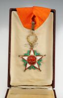 COMMANDER'S CROSS OF THE ORDER OF OUSSAMA ALAOUITE CHERIFIEN, second type, Third Republic. 33182-1