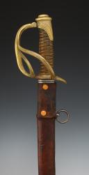 Photo 2 : BRIGADE GENERAL OF LIGHT CAVALRY OFFICER'S SABER, 1822 model modified during the Third Republic. S/N 29510.