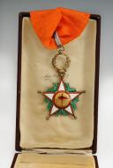 Photo 2 : COMMANDER'S CROSS OF THE ORDER OF OUSSAMA ALAOUITE CHERIFIEN, second type, Third Republic. 33182-1