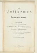 Photo 2 : RUHL. Die uniformen der deutschen ARMÉE.  
