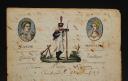 Photo 3 : LETTRE AVEC VIGNETTES COULEURS DE LA GARDE IMPÉRIALE GRENADIERS - TIRAILLEURS DU SOLDAT MICHEL LA SOUCHE, du 6ème Régiment à Vourbevoie, À SES PARENTS, le 30 mars 1812. 18880-14