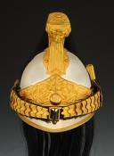 Photo 3 : CASQUE D'OFFICIER DE DRAGONS, modèle 1872 modifié 1874, Troisième République. 33344