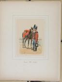 Photo 4 : PARIS (Alfred) - " Hussards époque Louis-Philippe par Alfred Paris " - Lot de planches illustrées - 1841