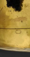 Photo 5 : FOOT GENDARMES HELMET, model 1912, Third Republic. 33879R