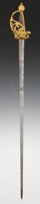 Photo 5 : STRONG SWORD OF THE CHEVAU-LÉGERS OF THE KING'S HOUSE, CIRCA 1750-1762, REIGN OF LOUIS XV. 34336