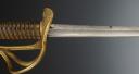 Photo 9 : BRIGADE GENERAL OF LIGHT CAVALRY OFFICER'S SABER, 1822 model modified during the Third Republic. S/N 29510.