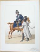 Photo 1 : 1824. Garde Royale. Grenadiers à Cheval (2e Régiment). Officier Supérieur, Grenadier.