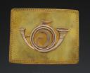 Photo 1 : PLAQUE DE CEINTURON DE VOLTIGEURS DU 5ème RÉGIMENT D'INFANTERIE DE LIGNE, Premier Empire. 10357