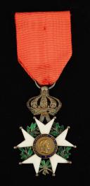 KNIGHT'S CROSS OF THE LEGION OF HONOR, 1852-1871, Second Empire. 28064