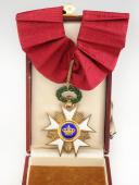 COMMANDER'S CROSS OF THE CROWN OF BELGIUM AWARDED TO MAJOR JEAN BAPTISTE DE SCHRYVER IN 1939, Second World War. 33182-2