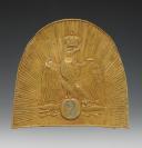 PLAQUE DE BONNET À POILS DU 2ème RÉGIMENT DE GRENADIERS DE LA GARDE IMPÉRIALE, modèle 1854, Second Empire. 34331-2