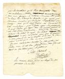 Photo 2 : LETTRE D'UN CAPITAINE À L'ARMÉE D'ALLEMAGNE À UN CITOYEN QUI LUI DEMANDAIT DES NOUVELLES DE SON FILS, 23 fructidor an IV (9 septembre 1796), 1796