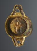 Photo 2 : BRIDLE ROSETTE FOR THE 3RD DRAGOON REGIMENT, model 1853, Second Empire. 29246-27