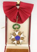 Photo 2 : COMMANDER'S CROSS OF THE CROWN OF BELGIUM AWARDED TO MAJOR JEAN BAPTISTE DE SCHRYVER IN 1939, Second World War. 33182-2
