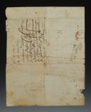 Photo 4 : LETTER FROM CORPORAL ANDRÉ DUSSER TO HIS MOTHER, Rifleman in the 29th Light Regiment, Brest, July 4, 1811. 18880-15