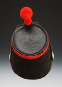 Photo 6 : SHAKO TROUPE DU PREMIER BAN DE GRENADIERS DE LA GARDE NATIONALE, modèle 1848, Seconde République. 27721