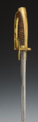 Photo 10 : SABRE D'OFFICIER DE HUSSARDS, style Révolution, composite XIXème-XXème siècle. 30111