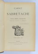 Photo 1 : CARNETS DE LA SABRETACHE : REVUE D'HISTOIRE MILITAIRE, ANNÉE 1898.