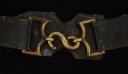 Photo 1 : PAIR OF SMALL LIGHT CAVALRY OUTFIT BELT BUCKLES, Restoration. 27583