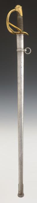 LIGHT CAVALRY TROOP SABER, 1822 model transformed in 1883, Third Republic. 30709-2