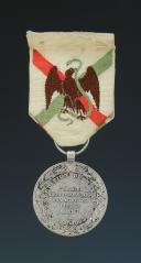 Photo 2 : MÉDAILLE COMMÉMORATIVE DE LA CAMPAGNE DU MEXIQUE, signée « BARRE », créée en 1863, Second Empire.