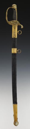 Photo 2 : NAVAL OFFICER'S SABER, model 1854, Second Empire. 29,400.