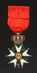 Photo 2 : CROIX DE CHEVALIER DE LA LÉGION D'HONNEUR, 1830-1848, Monarchie de Juillet. 26393