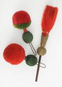 Photo 2 : LOT DE DEUX POMPONS ET UNE AIGRETTE DE SHAKO, Second Empire. 27865