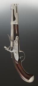 Photo 2 : PISTOLET D'ARÇON, modèle de 1763-1766, version républicaine. Première République, entre 1794 et 1795. 34624
