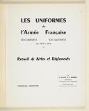 Photo 2 : GALOT & ROBERT. Les uniformes de l'armée française.  