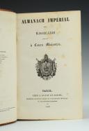 Photo 3 : ALMANACH IMPÉRIAL DE 1863 AU CHIFFRE « B », Second Empire.