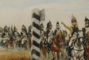 Photo 3 : Édouard DETAILLE original autograph - THE CROSSING OF THE BORDER 1806: Color lithograph, Late 19th century. 26227-1