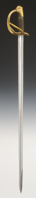 Photo 3 : LIGHT CAVALRY TROOP SABER, 1822 model transformed in 1883, Third Republic. 30709-2