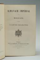 Photo 4 : ALMANACH IMPÉRIAL DE 1870 AUX GRANDES ARMES DE L'IMPÉRATRICE EUGÉNIE. 