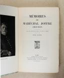 Photo 5 : JOFFRE – Mémoires du Maréchal Joffre