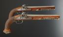 Photo 5 : LONG PAIR OF GENERAL OFFICER'S POWERFUL PISTOLS TO THE REGULATION OF VENDÉMIAIRE AN XII, signed "Boutet Artist Director - Manufacture in Versailles", Consulate - First Empire. 27973