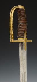 Photo 8 : SABRE D'OFFICIER DE HUSSARDS, style Révolution, composite XIXème-XXème siècle. 30111