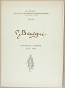 Photo 1 : LE BIVOUAC - " P. Benigni, Peintre de l'Histoire 1878-1956 " - exemplaire n°0075 - Provence côte d'Azur